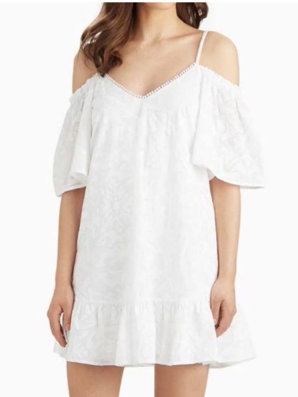 Parker White Off the Shoulder Dress!